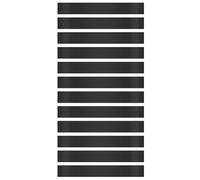 CosyCaya Lot de 12 bandes pour chaises pour enfants aux pieds sans repos Outils pour TDAH, sièges flexibles pour salle de classe primaire (Noir)
