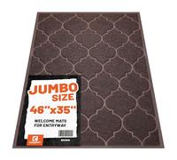 Cosyearn Paillasson de Bienvenue Marron 117 x 89 cm
