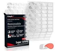 Cosygo Lot de 480 mastic de montage en gel amovible pour figurines d'action de musée, colle transparente, pastilles adhésives double face, 0,8 x 1,3 cm