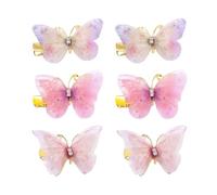 Cosyhav Lot de 6 pinces à cheveux papillon pour filles, belles pinces à cheveux papillon dégradées, parfaitement adaptées pour les jolies filles
