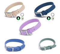 Cosyhome Collier réglable pour Chien avec Support Airtag : Colliers durables pour Chien, Sangle revêtue de Caoutchouc Souple, imperméable et Facile à Nettoyer, pour Chiens de Petite