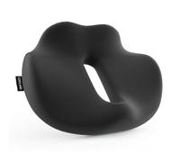 COSYLAND Coussin Coccyx Ergonomique en Mémoire de Forme, Coussin de Siège pour Bureau et Fauteuil, Soutien Sciatique et Fesses, Coussin Assise Confortable, Black