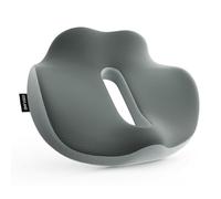 COSYLAND Coussin Coccyx Ergonomique en Mémoire de Forme, Coussin de Siège pour Bureau et Fauteuil, Soutien Sciatique et Fesses, Coussin Assise Confortable, Grey