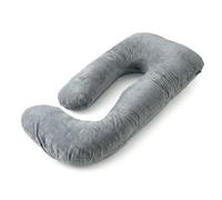 COSYLAND Coussin de Grossesse pour Dormir, Coussin d'allaitement et de Grossesse en U, Oreiller de Grossesse, Soutien du Corps pour Femme Enceinte et Maternité - Black