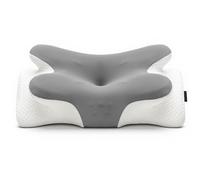 COSYLAND Oreiller Ergonomique Cervical, Oreiller Papillon à Mémoire de Forme pour Le Cou, Coussin Confortable pour Dormir sur Le Côté et sur Le Dos, Grey