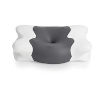 COSYLAND Oreiller Ergonomique Cervical - Oreiller Papillon Anti-Ronflement pour Dormeurs Côté, Dos et Ventre, Dark Grey