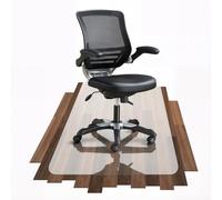 COSYLAND Tapis Chaise de Bureau 1.2mm - Tapis Protection Sol Chaise Bureau Pliable, PVC Transparent Antidérapant, Protège Parquet, 90×120 cm