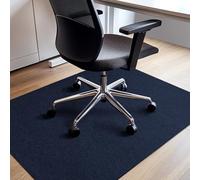 COSYLAND Tapis Chaise de Bureau 2.0, 90 X 120cm Tapis de Sol Bureau, Antidérapant Tapis Protection Sol Chaise Bureau, Protège Parquet Chaise roulettes pour Sols Durs, Tapis Fauteuil Bureau,Bleu Roi