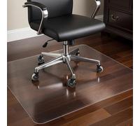 COSYLAND Tapis Chaise de Bureau Effet Givré 90x120cm, Protection Tapis de Sol Chaise Bureau Antidérapant, Protège-Parquet pour Sols Durs