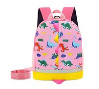 Cosyres Sac à dos motif dinosaure pour garçons et enfants de bas âge, Rose 2-5 ans (taille L), L, Sac à dos daypack