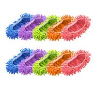 Cosywell Lot de 10 pantoufles lavables pour nettoyage de sol