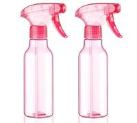 Cosywell Lot de 2 vaporisateurs vides en plastique de 260 ml pour nettoyage de brume/ruisseau - Flacons rechargeables pour la cuisine, les soins des cheveux et les huiles essentielles (rose)