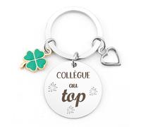 coTaSiEY Cadeau Collègue, Cadeaux Depart Départ Collegue de Travail Noel Femme Homme Porte Clef Collègue Idee Cadeau Collegue de Travail Idée