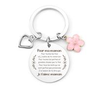coTaSiEY Cadeau Fete des Meres, Anniversaire Noel Porte Clef Cadeau Maman Idee Cadeaux Maman Mere Mère Mami Original