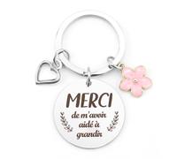 coTaSiEY Cadeau Maitresse D'école, Merci Maitresse Maitre Atsem Professeur Porte Clef D'école fin D'année Noel Cadeau Maman Mere Mère Mami Cadeaux