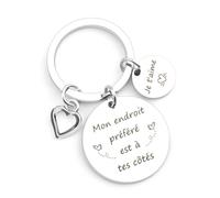 coTaSiEY Cadeau Saint Valentin Femme, Cadeau Couple, Porte Clef Couple, Idee Cadeau Couple, Cadeau pour Son Copain, Cadeau Copine, Cadeaux Pour Couple, Cadeau Couple Amoureux, Cadeau Couple Noel