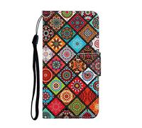 COTDINFOR Compatible avec iPhone 15 Pro Max Coque Flip Magnétique Portefeuille Étui Housse Phone Cuir Magnétique avec Porte-Cartes Kickstand Housse Etui à Rabat pour iPhone 15 Pro Max Folk style BFCH.