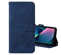 COTDINFOR Compatible with iPod Touch 7 Coque Style d'affaires Fermeture Magnétique Antichoc Housse Flip Étui Pochette avec Carte Cover pour iPod Touch 5/6 / 7 Business Style Sapphire Blue YBS.