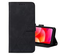 COTDINFOR Compatible with iPod Touch 7 Coque Style d'affaires Fermeture Magnétique Antichoc Housse Flip Étui Pochette avec Carte Cover pour iPod Touch 5/6 / 7 Business Style Black YBS.