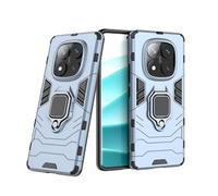 COTDINFOR Coque pour Xiaomi Redmi Note 14 Pro 4G Étui Protection Antichoc Hard Rigide Case Bague 360 Degrés Rotation Stand Cover Bumper Armure Téléphone Housse Etui pour Redmi Note 14 Pro 4G Bleu KK.