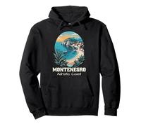 Côte Adriatique Monténégro Souvenir Plage Vacances Balkaniques Sweat à Capuche