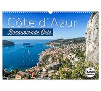 CÔTE D'AZUR Bezaubernde Orte (Wandkalender 2026 DIN A3 quer), CALVENDO Monatskalender: Impressionen aus Südfrankreich und Monaco