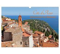Côte d'Azur - Calendrier mural 2026 format A3 paysage - Lieu du désir sur la mer Méditerranée - Calendrier mensuel CALVENDO