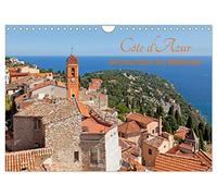 Côte d'Azur - Calendrier mural 2026 format A4 paysage - Lieu du désir sur la mer Méditerranée - Calendrier mensuel CALVENDO