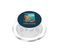 Côte d'Azur Côte d'Azur Côte d'Azur France Côte d'Azur Vintage Voyage Art PopSockets PopGrip pour MagSafe