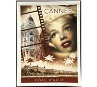 AFFICHE Côte d'Azur/Festival Cannes/M. Monroe - 30x40cm Poster