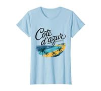 Cote d'Azur France Voyage Vacances Souvenir Beach T-Shirt