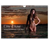 Côte d'Azur - Nus paysagers dans la nature, Version française (Calendrier mural 2026 DIN A4 portrait), Calendrier CALVENDO mensuel