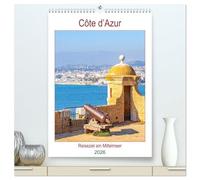 Côte d'Azur - Reiseziel am Mittelmeer (hochwertiger Premium Wandkalender 2026 DIN A2 hoch), Kunstdruck in Hochglanz: Cannes, Monaco und Nizza - ... Flair an der Côte d'Azur in Südfrankreich.