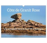 Côte de Granit Rose - Une escapade dans le Nord de la Bretagne (Calendrier mural 2027 DIN A3 vertical), CALVENDO calendrier mensuel: Quelques images ... côtiers les plus fascinants de Bretagne