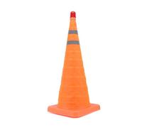 Côté de Trafic de sécurité à Double Col Collabapable Cone Trafic pour la Rue, Faits Saillants Réglables pour L'allée, le Chantier Construction, les Matériaux PE/PP