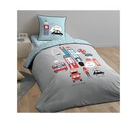 Cote Deco Kids Parure de Lit Coton Londres, 140cm x 200cm