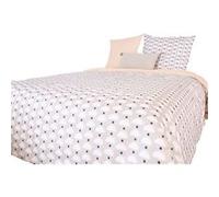 Côté Déco - Parure de lit Aliso - Microfibre 72 g/m² - 220 x 240 cm - Gris - Aliso Gris G