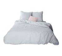 Côté déco - Parure de lit - Coton et Lin - 220 x 240 cm - Gris Gris G