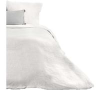 Côté déco - Parure de lit - Double gaze de coton - 140 x 200 cm - Blanc Blanc G