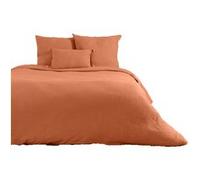 Côté déco - Parure de lit - Double gaze de coton - 220 x 240 cm - Caramel Marron G