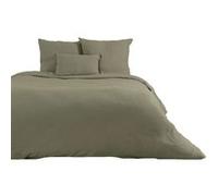 Côté déco - Parure de lit - Double gaze de coton - 240 x 260 cm - Kaki Vert G