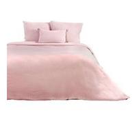 Côté déco - Parure de lit - Double gaze de coton - 240 x 260 cm - Rose Rose G