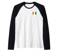 CÔTE D'Ivoire Afrique IVORIIENNE Sport Enfants Femmes Hommes Manche Raglan