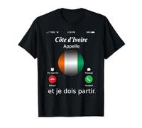 Côte d'Ivoire Appelle Et Je Dois Partir Côte d'Ivoire shirt T-Shirt