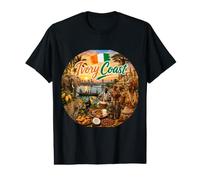 Côte D'Ivoire - Côte D'Ivoire Afrique de l'Ouest, Cacao, T-Shirt Graphique avec Valeur