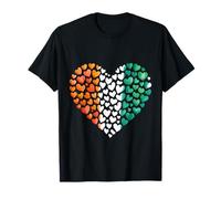 Côte D'Ivoire Côte D'Ivoire Drapeau Ivoirien Coeur Coeur T-Shirt