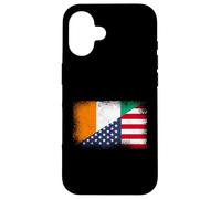 Côte D'Ivoire Drapeau Amérique Jersey Côte D'Ivoire USA Coque pour iPhone 16
