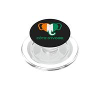 Côte D'Ivoire Elephant Fierté ivoirienne Côte D'Ivoire Africaine Her PopSockets PopGrip pour MagSafe
