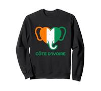 Côte D'Ivoire Elephant Fierté ivoirienne Côte D'Ivoire Africaine Her Sweatshirt