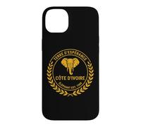 Côte D'Ivoire Terre d'Esperance Elephant 1960 Coque pour iPhone 14 Plus